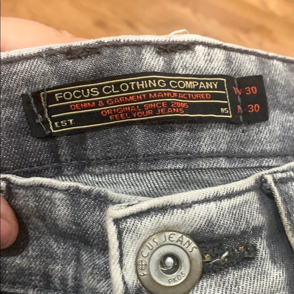 focus clothing company jeans size 30/30 men - Picture 3 of 3